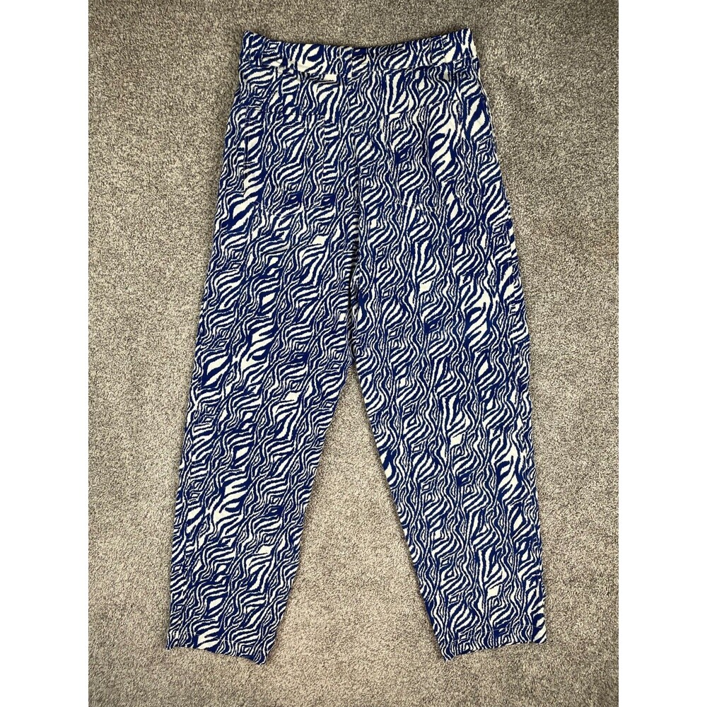 Anthropologie Stella Nova Pants Womens Medium 38 Sookie Silk Quiet Luxury Preppy - Picture 2 of 9